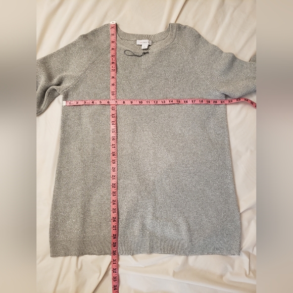 Sweater Silver tone Sz XL - Picture 6 of 9